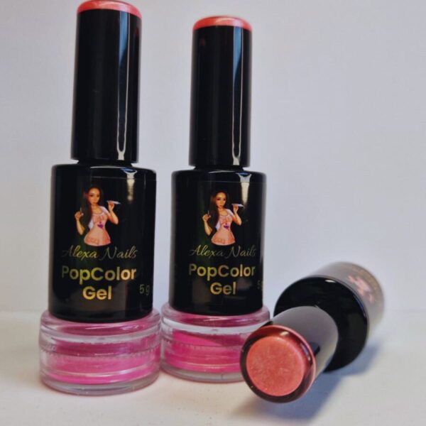 PopColor Gel - Brilly Rosa 5g LIBRE HEMA/DI-HEMA - Imagen 4