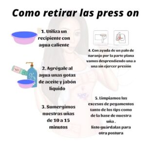 manual de terido de press on nails