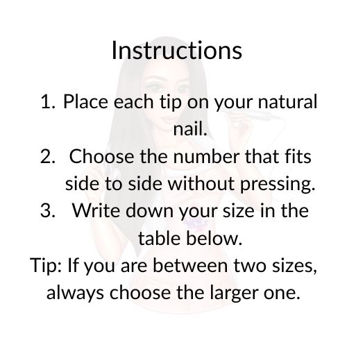 Kit de Medición de Tallas – Alexa Nails Press On - Imagen 5