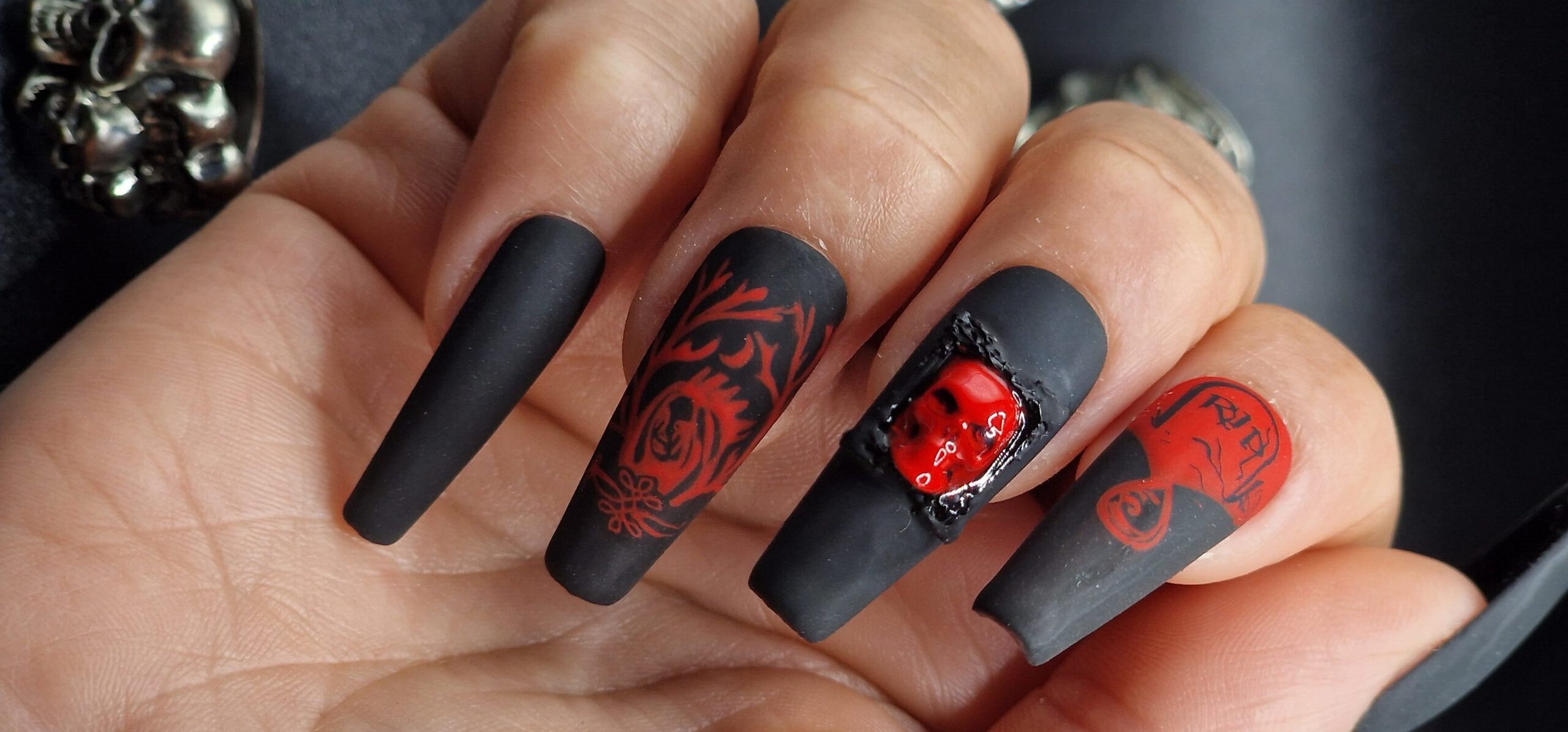 UÑAS PRESS ON HALLOOWEN DE ALEXA NAILS EDICIOON ESPECIAL